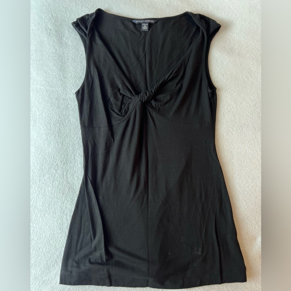 Banana Republic Black Knot Tank Top